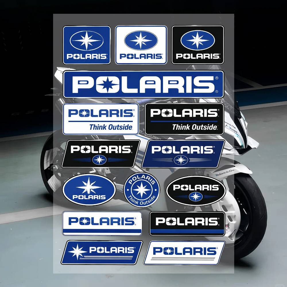 Streetwear Brand Stickers - A-A-P-po-la-ris Streetwear Brand Stickers Set Waterproof