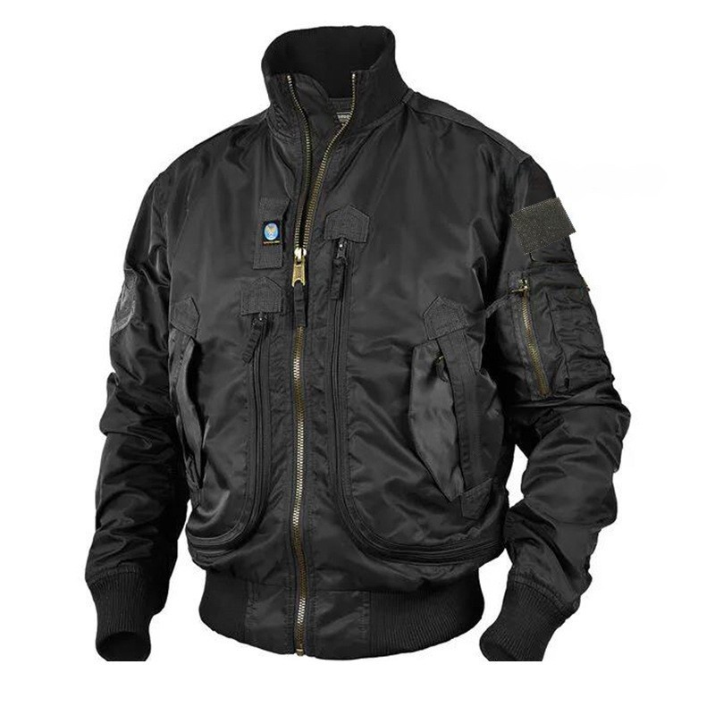 Streetwear Brand Golf - Jacket Coat Breathable Men Wool Bomber