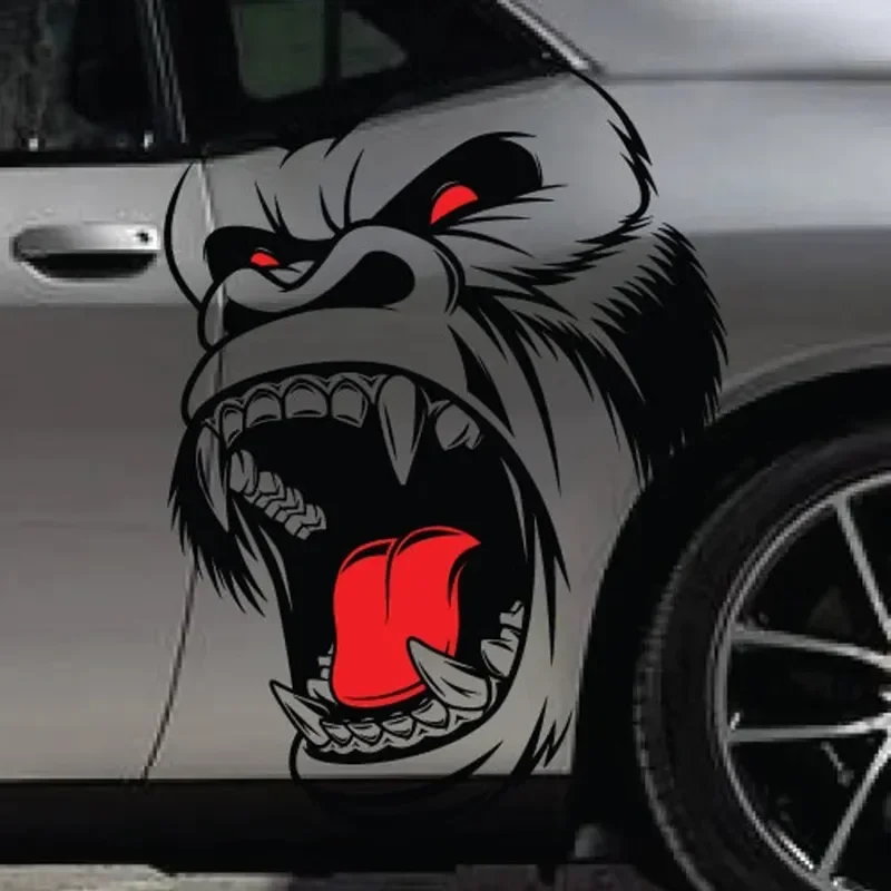 Streetwear Brand Stickers - Gorilla King Kong Design Car Stickers