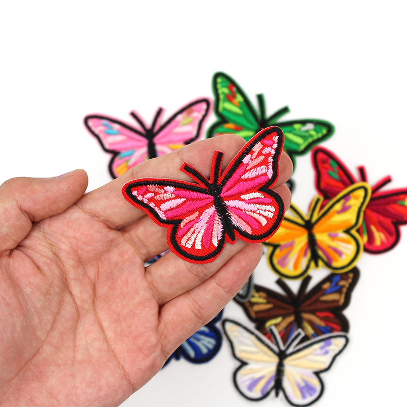 12 Chiếc Sắt Trên Bướm Miếng D - đánh giá và giá Streetwear Brand Stickers