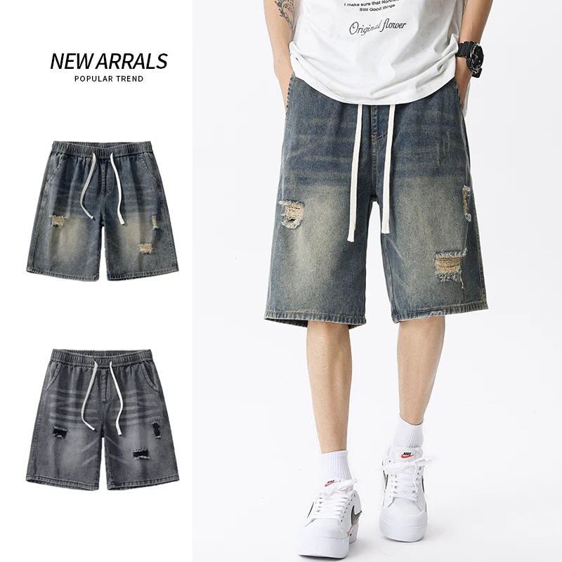 Summer Thin Denim Shorts Men's - đánh giá và giá Streetwear Brand Pants