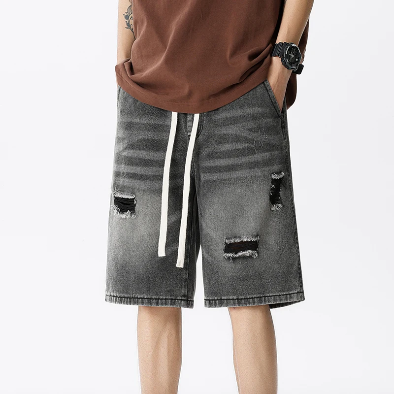 Summer Thin Denim Shorts Men's - đánh giá và giá Streetwear Brand Pants