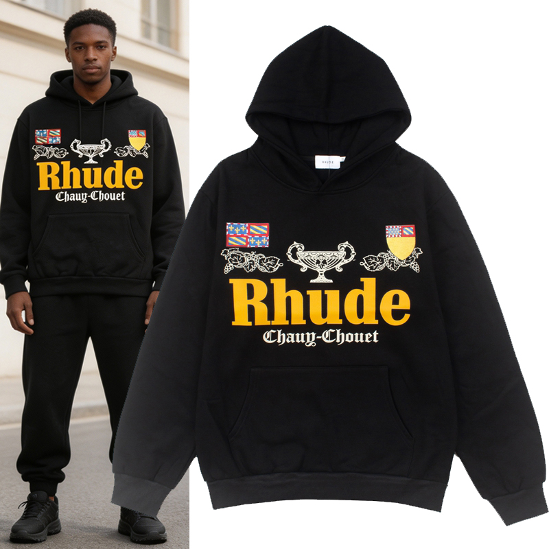 Streetwear Brand RHUDE Badge L - đánh giá và giá Streetwear Brand Hoodies