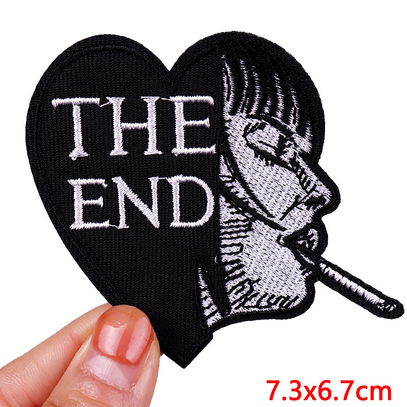 Personality Punk/Letter Embroi - đánh giá và giá Streetwear Brand Stickers