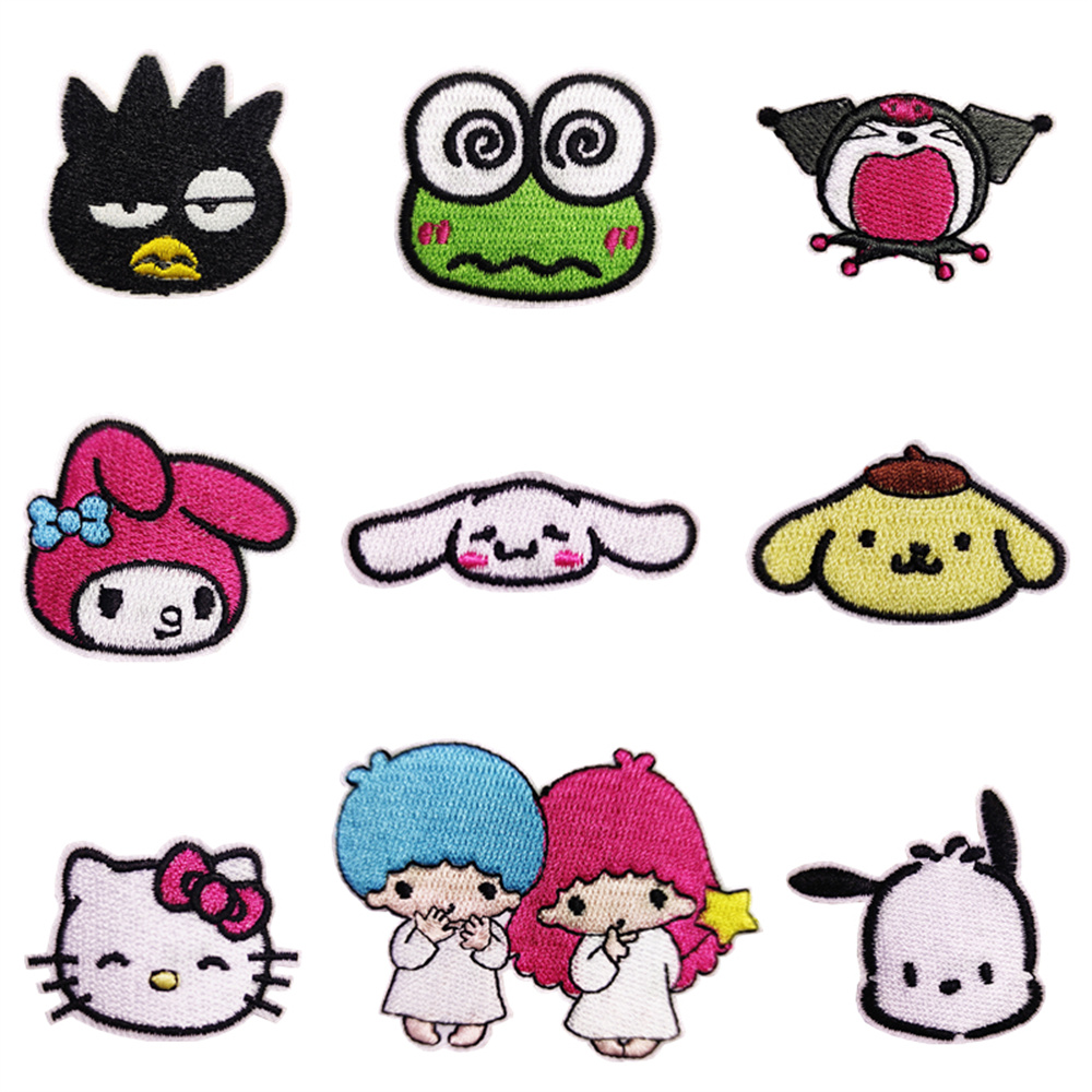 New Sanrio Kawaii Embroideried - đánh giá và giá Streetwear Brand Stickers