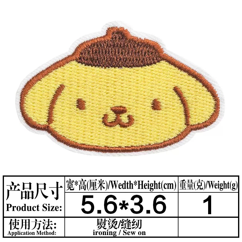 New Sanrio Kawaii Embroideried - đánh giá và giá Streetwear Brand Stickers