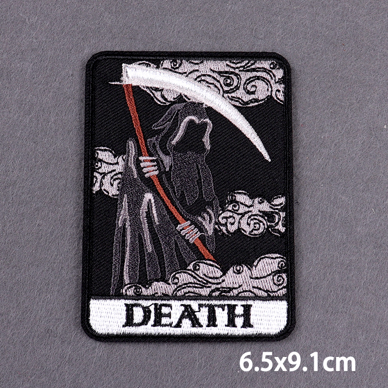 The Death Embroidery Iron On P - đánh giá và giá Streetwear Brand Stickers