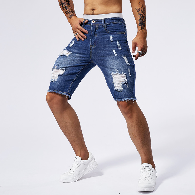 2025 Summer New Men's Ripped D - đánh giá và giá Streetwear Brand Pants