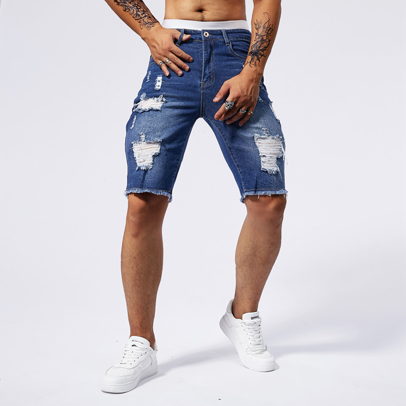 2025 Summer New Men's Ripped D - đánh giá và giá Streetwear Brand Pants