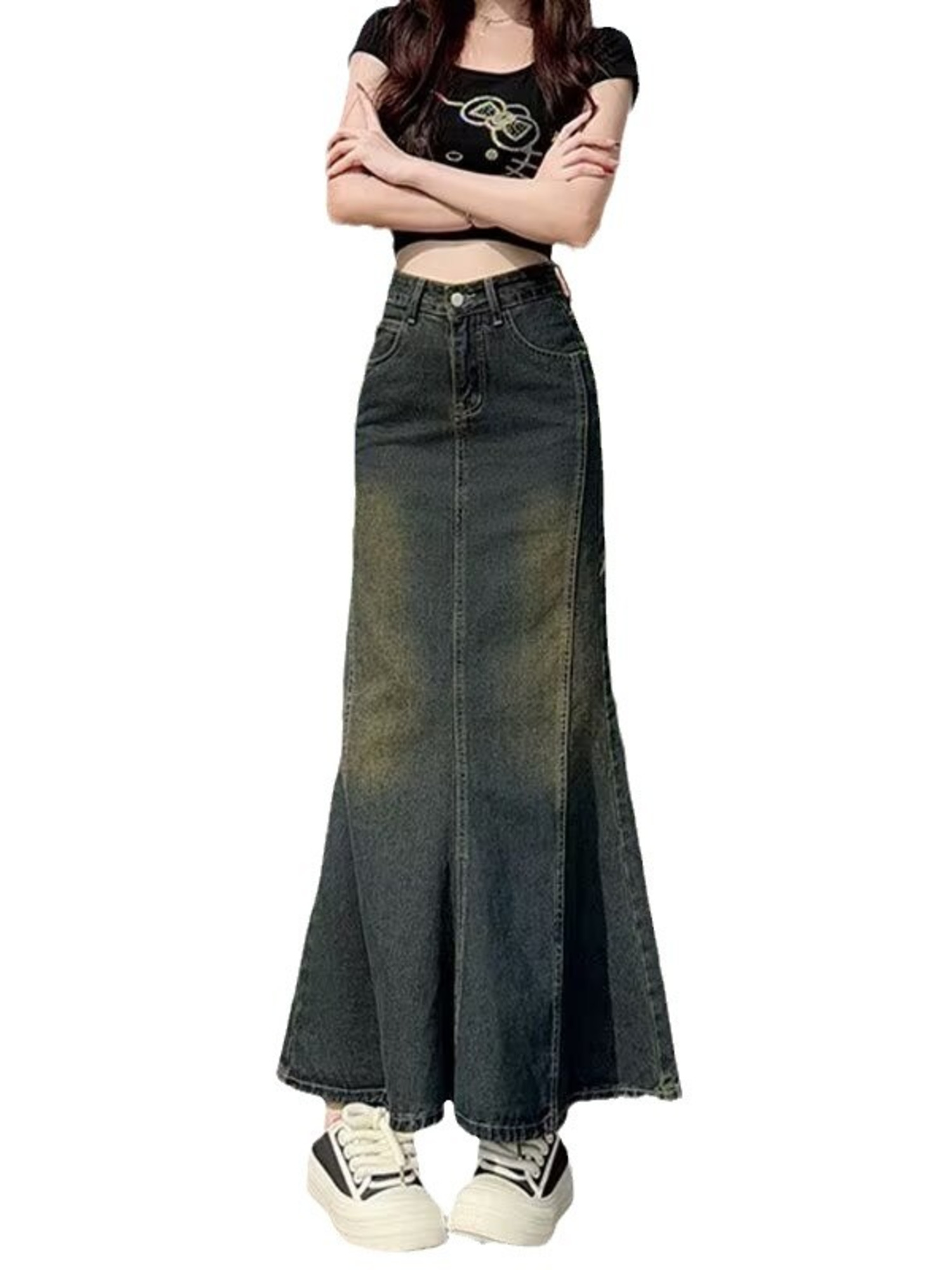 Women's Vintage Washed Denim M - đánh giá và giá Streetwear Brand Pants