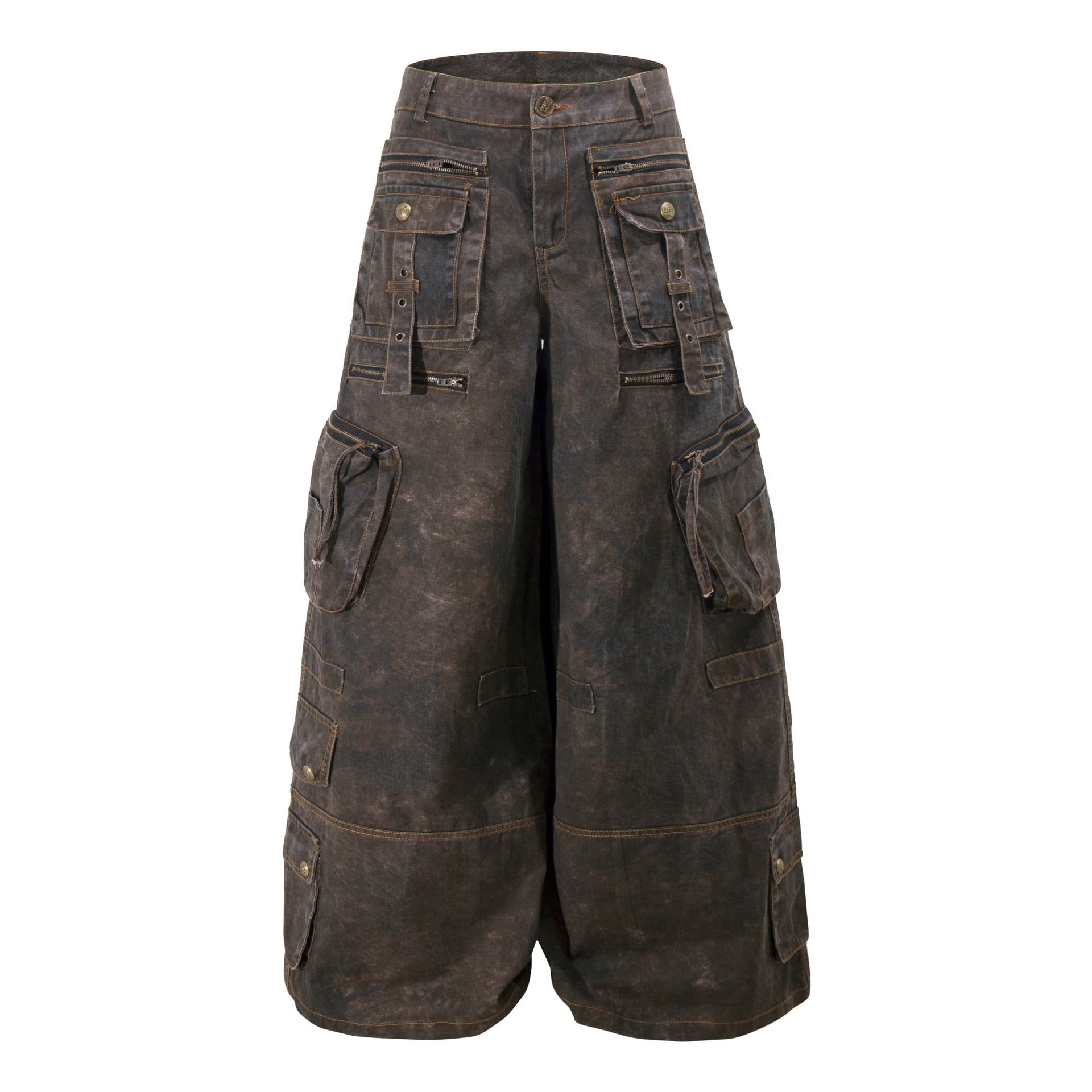 Grunge Techwear Wide Leg Cargo - đánh giá và giá Streetwear Brand Pants