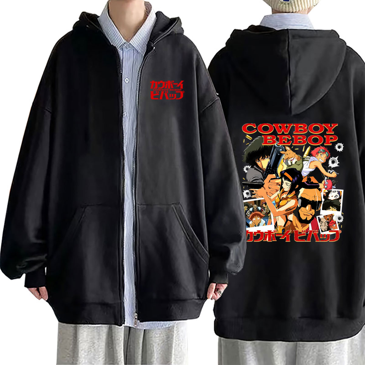 Anime Cowboy Bebop Zipper Hood - đánh giá và giá Streetwear Brand Hoodies