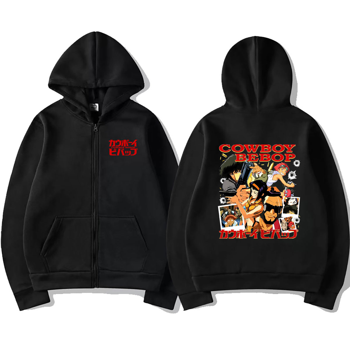 Anime Cowboy Bebop Zipper Hood - đánh giá và giá Streetwear Brand Hoodies