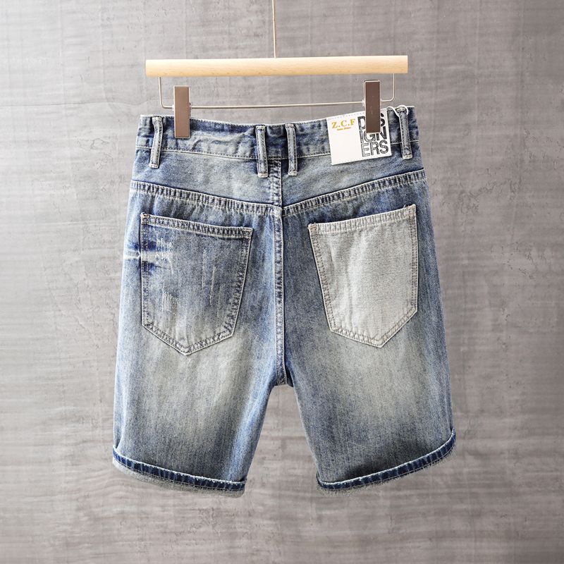 Men's Short Jeans Pants with P - đánh giá và giá Streetwear Brand Pants