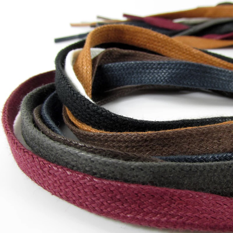 1Pair Waxed Flat Shoelaces Lea - đánh giá và giá Travis Scott Lace
